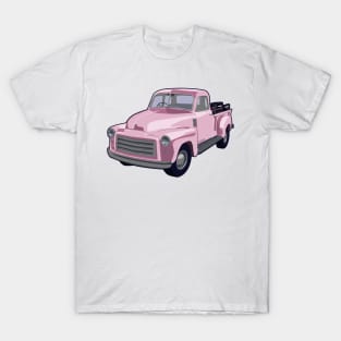 Vintage Pink Truck T-Shirt